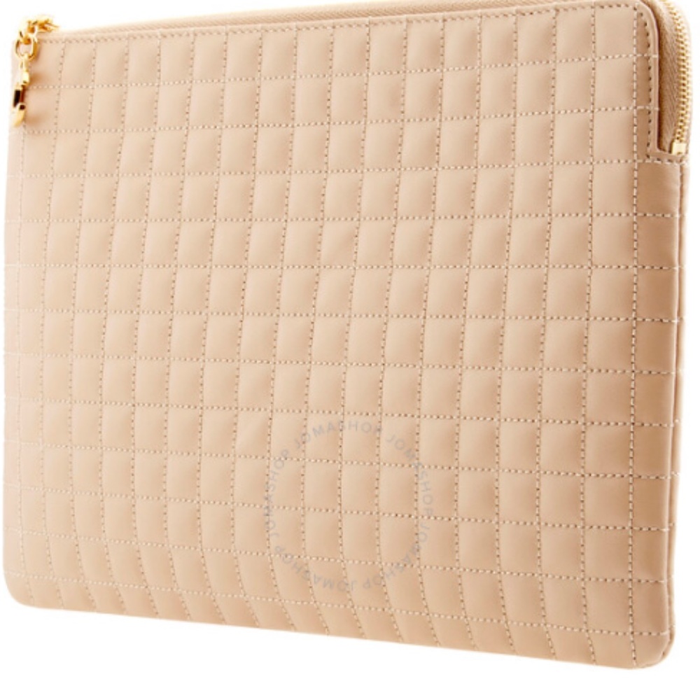 Authentic Nude CELINE Pouch/clutch Quilted Leather
